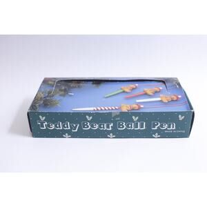 Teddy Bear Ball Pen, Display Box With Pens, Writing instruments, Adorable